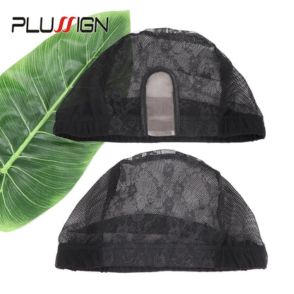 U Part Wig Caps For Making Wigs Breathable Hair Net Wig Accessories Plussign Professional Wig Making Tools Dome Cap