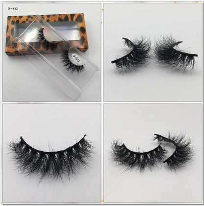 USA Import tariff included Lashes Mink Eyelashes Real Mink Hair Fluffy Messy Soft Natural Lashes Makeup 3d Mink Lashes