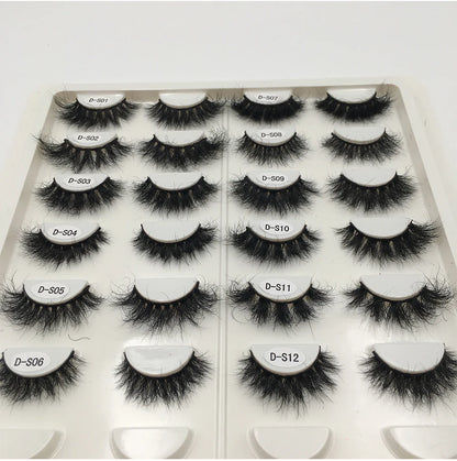 USA Import tariff included Lashes Mink Eyelashes Real Mink Hair Fluffy Messy Soft Natural Lashes Makeup 3d Mink Lashes