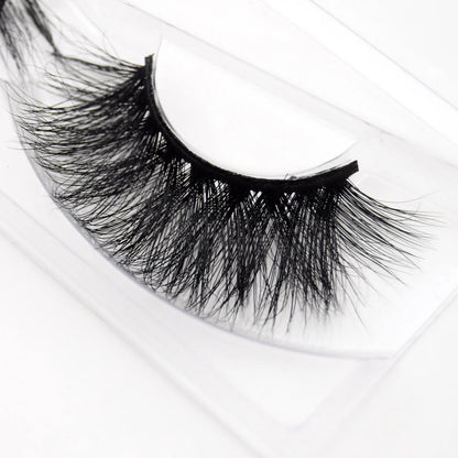 Visofree Mink Eyelashes 3D Mink Lashes Thick Crisscross Winged Eyelashes Cruelty Free Mink 1 Pair/box False Lashes D22