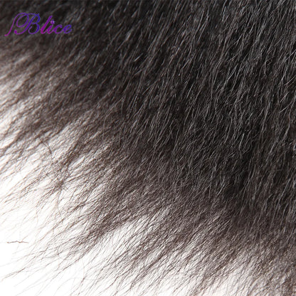 Blice Synthetic Yaki Straight Hair Bundles 10-24inch Super Hair Weaving Pure Color Sew In Hair Extensions 100g Per Piece