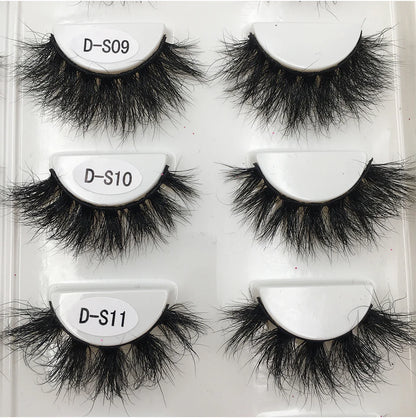 USA Import tariff included Lashes Mink Eyelashes Real Mink Hair Fluffy Messy Soft Natural Lashes Makeup 3d Mink Lashes