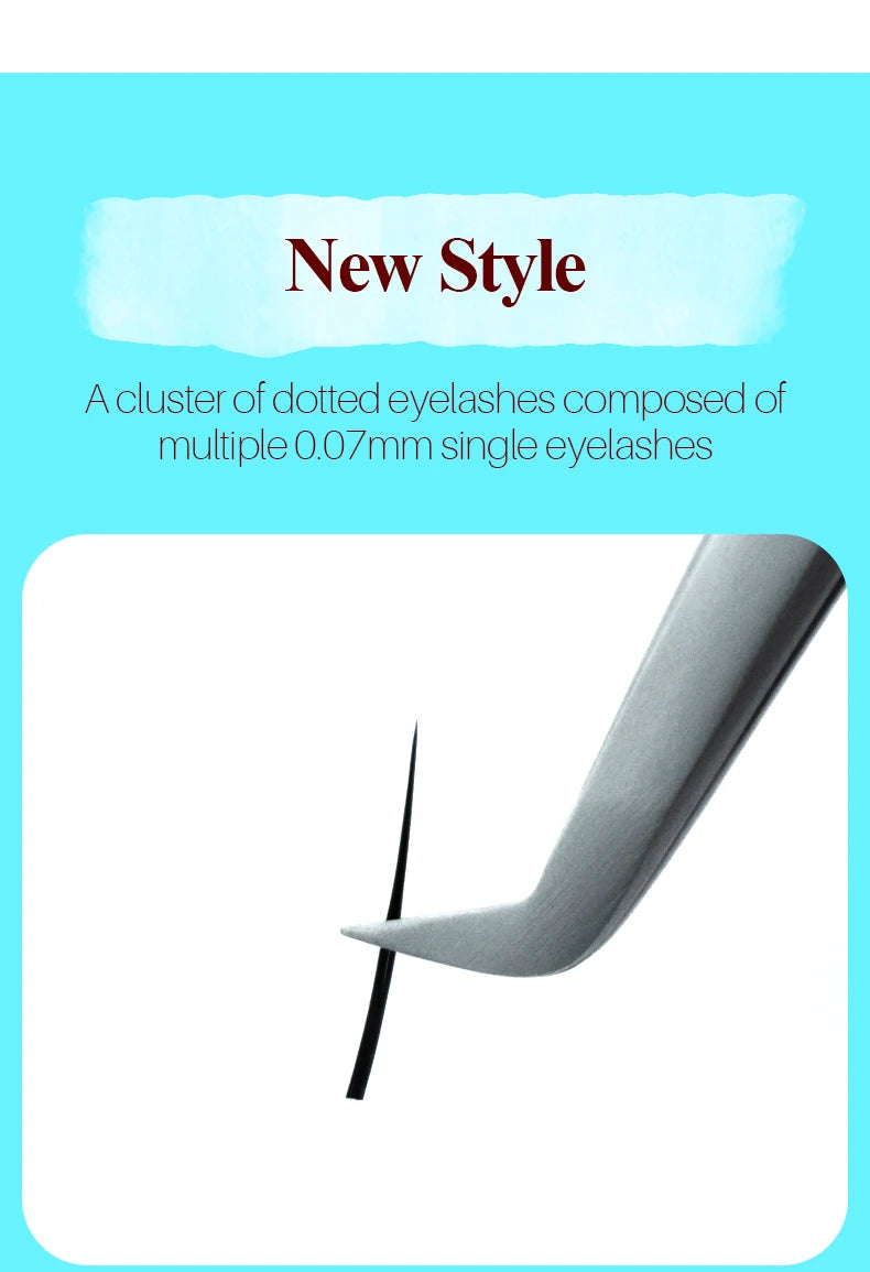 SONG LASHES Wispy Spikes Eyelash Extension Fairy Eyelashes Promade  Fans For Extensiones