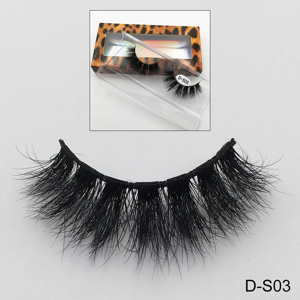 USA Import tariff included Lashes Mink Eyelashes Real Mink Hair Fluffy Messy Soft Natural Lashes Makeup 3d Mink Lashes