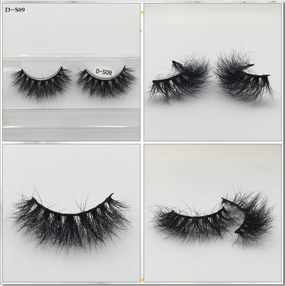 3D Mink Lashes 10-100 Pairs Real Mink Wholesale Makeup Eyelashes Vendor False Eyelash Extension Supplies Natural Full Fake Lash