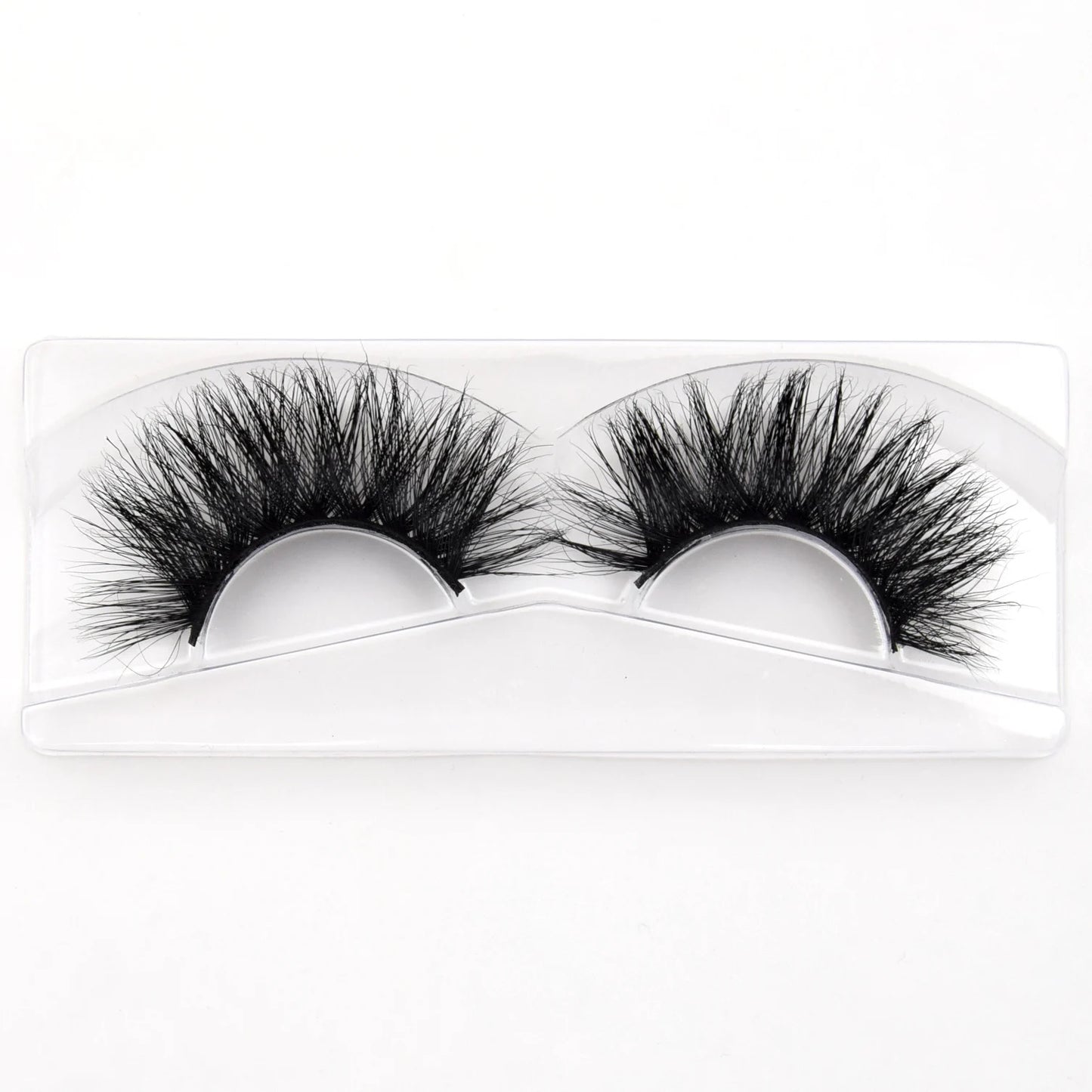 Visofree Mink Eyelashes 3D Mink Lashes Thick Crisscross Winged Eyelashes Cruelty Free Mink 1 Pair/box False Lashes D22
