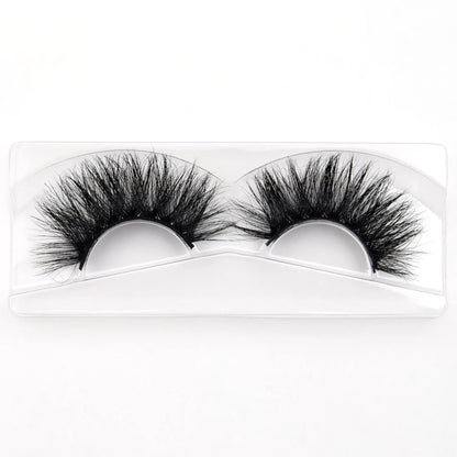 Visofree Mink Eyelashes 3D Mink Lashes Thick Crisscross Winged Eyelashes Cruelty Free Mink 1 Pair/box False Lashes D22