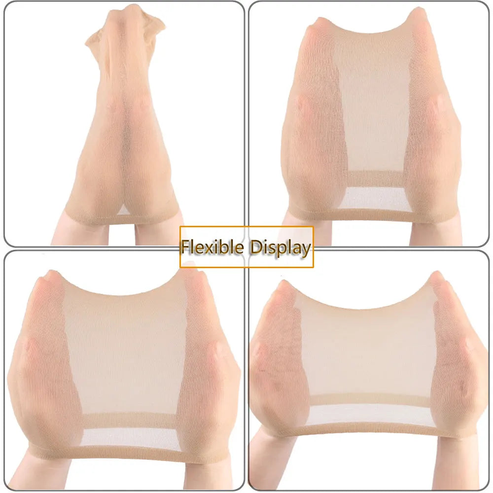 24Pieces (12 Packs) Wig Cap Fashion Stretchable Hair Nets 2Pcs/Pack Stocking Hair Cap Free Size Nylon Mesh Wig Net