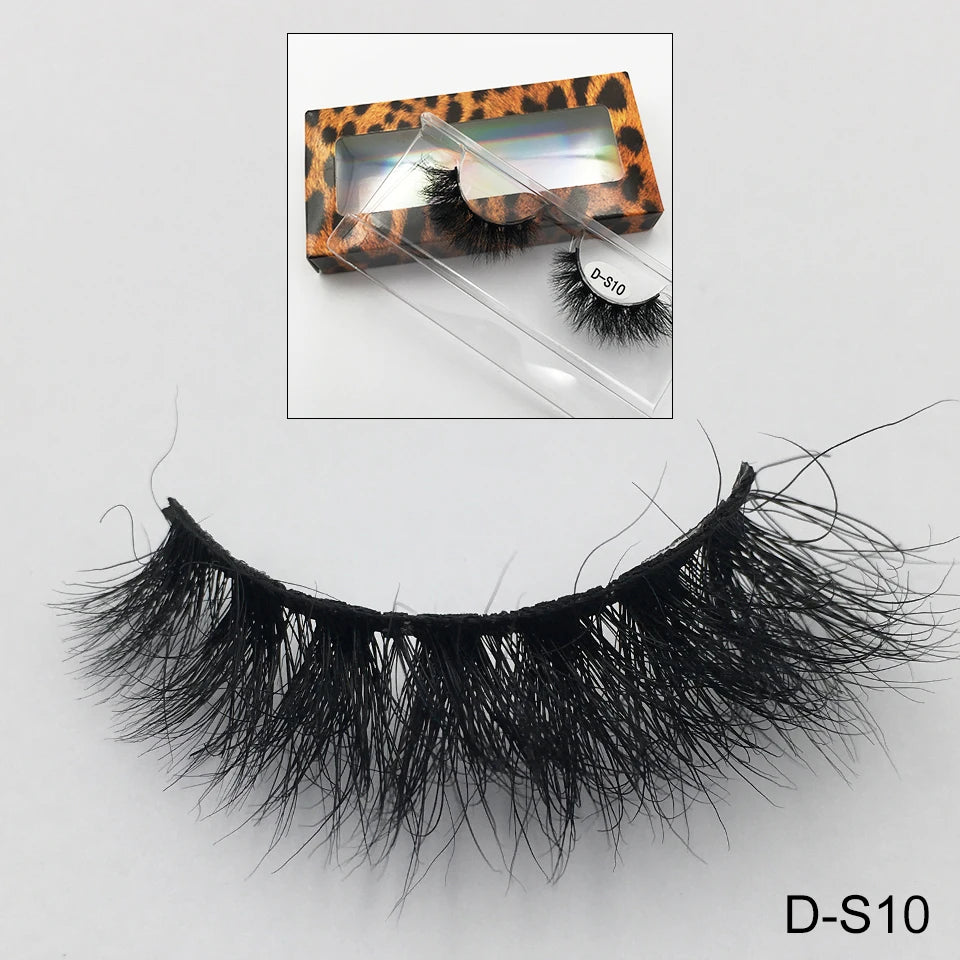 USA Import tariff included Lashes Mink Eyelashes Real Mink Hair Fluffy Messy Soft Natural Lashes Makeup 3d Mink Lashes