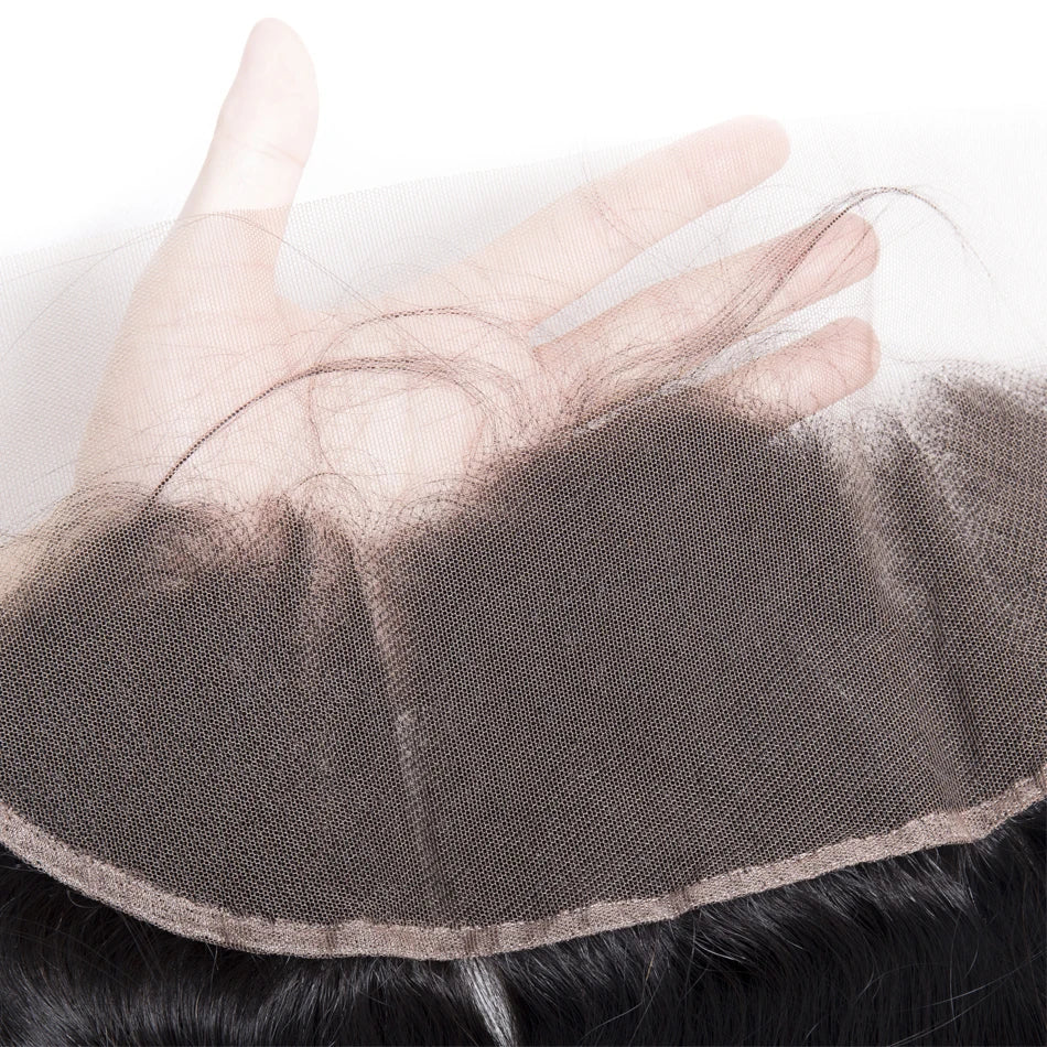 Lemoda HD Transparent Lace Frontal Closure Straight 13x4 13x6 Lace Frontal Only 4x4 5x5 6x6 HD Closure Human Hair Remy Peruvian