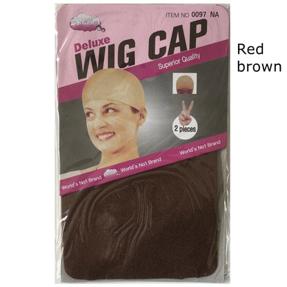 10 pieces Brown Wig Cap Hairnet Hair Mesh Wig Weaving Cap Stretchable Elastic Hair Net 5 color 2 Pieces/PACK