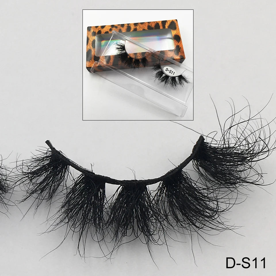 USA Import tariff included Lashes Mink Eyelashes Real Mink Hair Fluffy Messy Soft Natural Lashes Makeup 3d Mink Lashes