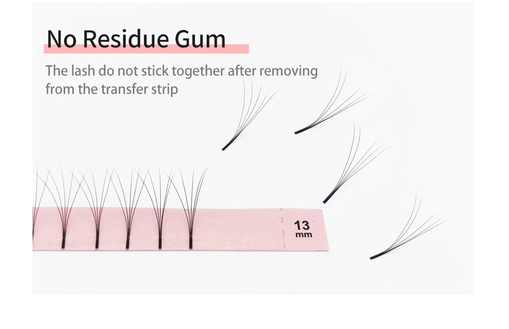 NATUHANA 3D 4D 5D 6D False Lashes Premade Russian Volume Fans Individual Faux Mink Pre made Volume Fans Eyelash Extensions