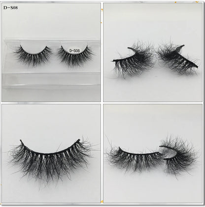 3D Mink Lashes 10-100 Pairs Real Mink Wholesale Makeup Eyelashes Vendor False Eyelash Extension Supplies Natural Full Fake Lash
