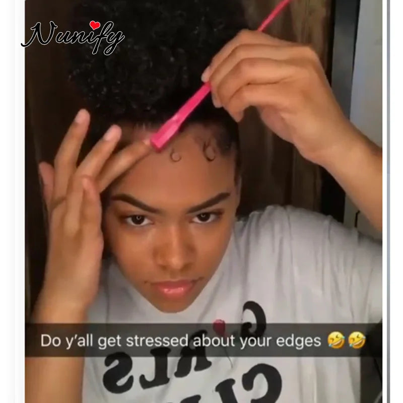 Edge Laying Scarf Elastic Headband For Wigs Lace Frontal 3Pcs Lace Melting Band With 1Pcs Double Side Edge Control Hair Comb