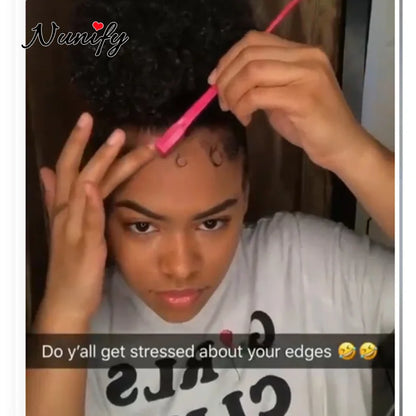 Edge Laying Scarf Elastic Headband For Wigs Lace Frontal 3Pcs Lace Melting Band With 1Pcs Double Side Edge Control Hair Comb