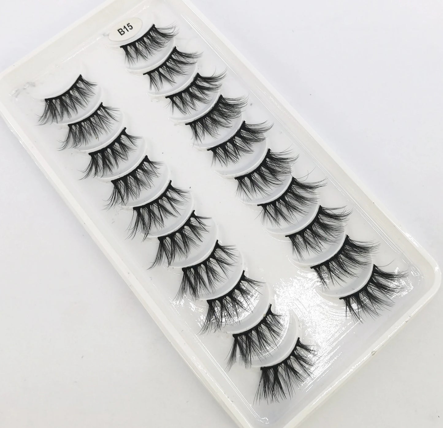 New 10 Pairs Crisscross Half Eye Lashes Natural False eyelashes Handmade 3D Mink Lashes Makeup Tools Reusable Eyelash Extension