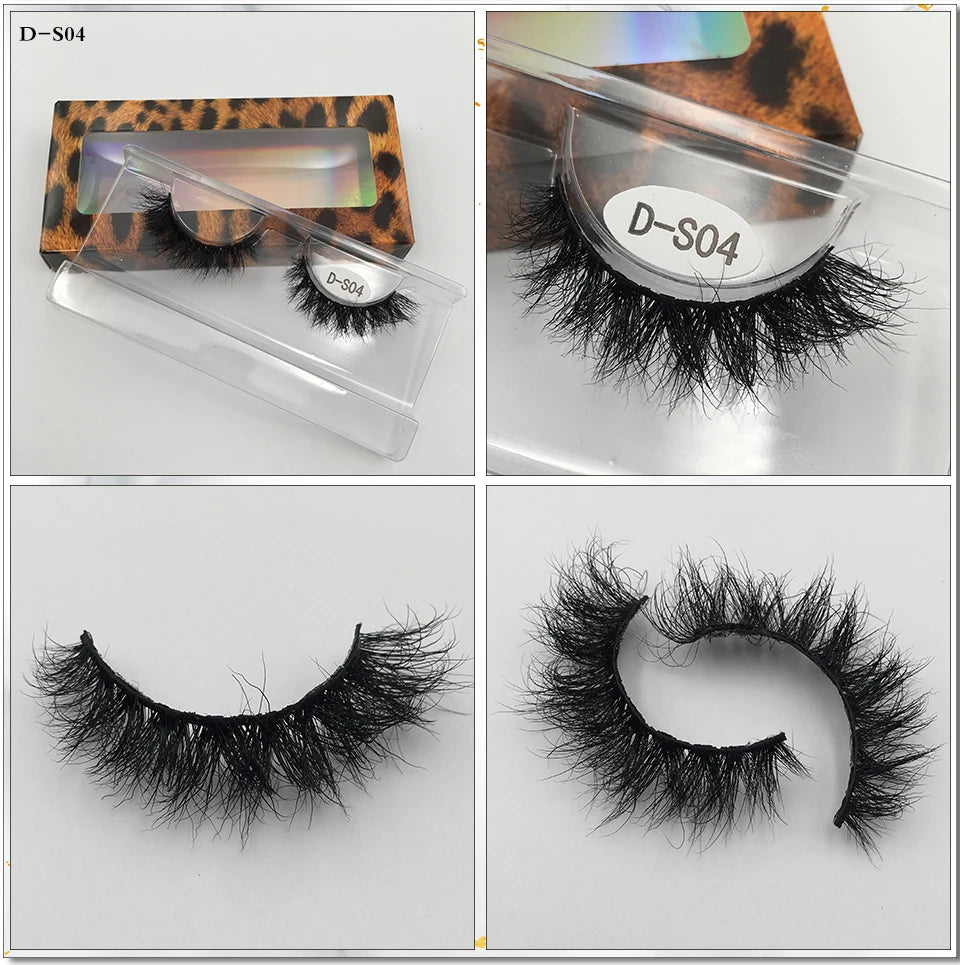 USA Import tariff included Lashes Mink Eyelashes Real Mink Hair Fluffy Messy Soft Natural Lashes Makeup 3d Mink Lashes