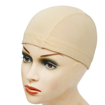 1 Pc Mesh Dome Cap for Making Wigs Easier Sew In Hair Stretchable Weaving Cap Elastic Nylon Breathable Mesh Net hairnet