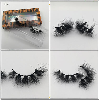 USA Import tariff included Lashes Mink Eyelashes Real Mink Hair Fluffy Messy Soft Natural Lashes Makeup 3d Mink Lashes