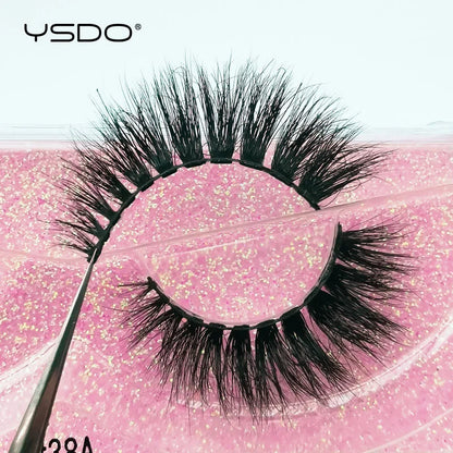 YSDO 1 pair cross mink eyelashes soft real 3d lashes maquiagem false eyelashes dramatic wispy lashes makeup cilios faux cils