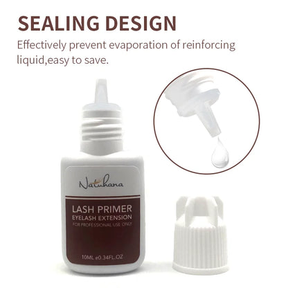 10ml Eyelash Extension Primer for Lash Application Extend Time Adhesive Bonding Strength False Eyelashes Fixing Agent Glue Tools