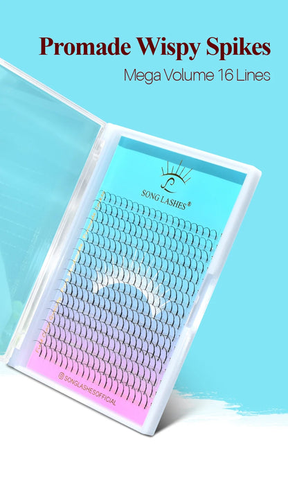 SONG LASHES Wispy Spikes Eyelash Extension Fairy Eyelashes Promade  Fans For Extensiones