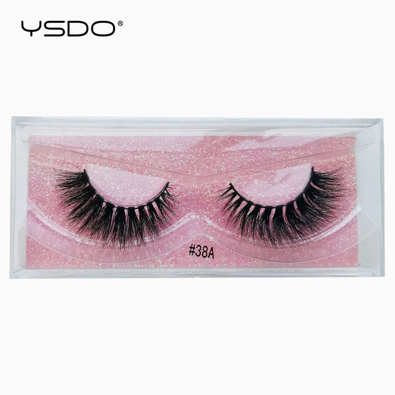 YSDO 1 pair cross mink eyelashes soft real 3d lashes maquiagem false eyelashes dramatic wispy lashes makeup cilios faux cils