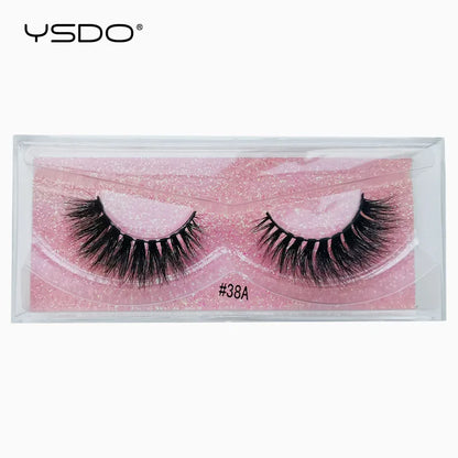 YSDO 1 pair cross mink eyelashes soft real 3d lashes maquiagem false eyelashes dramatic wispy lashes makeup cilios faux cils