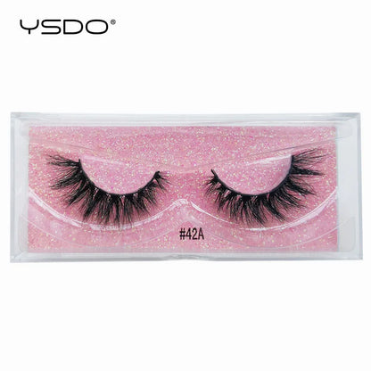 YSDO 1 pair cross mink eyelashes soft real 3d lashes maquiagem false eyelashes dramatic wispy lashes makeup cilios faux cils