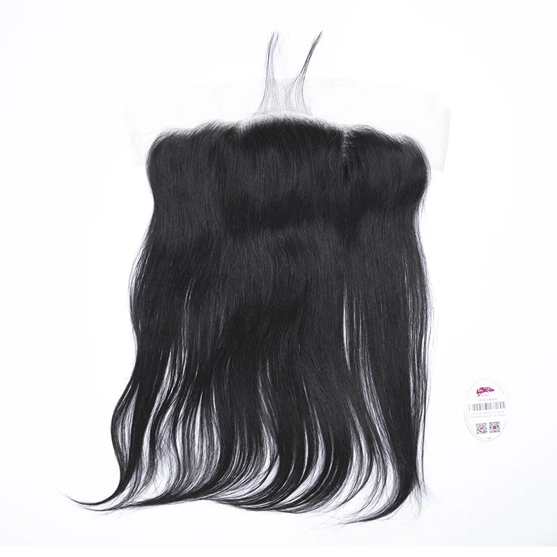 4x4 HD Lace Closure Straight Virgin Human Hair 13x4 Swiss Lace Frontal 6x6 HD Lace Closure Natural Color Pre-Plucked Hairline