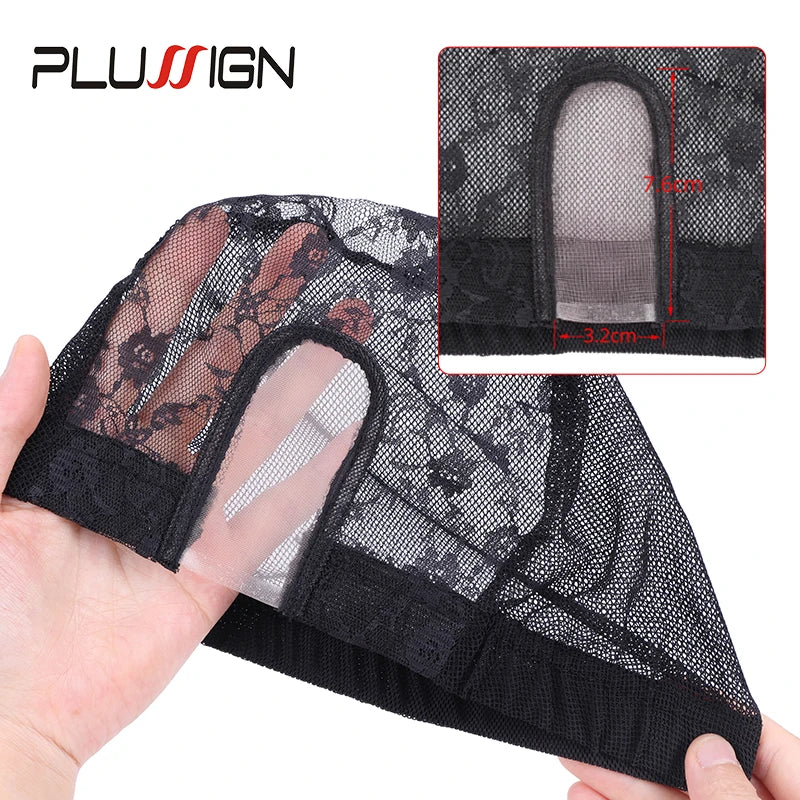 U Part Wig Caps For Making Wigs Breathable Hair Net Wig Accessories Plussign Professional Wig Making Tools Dome Cap