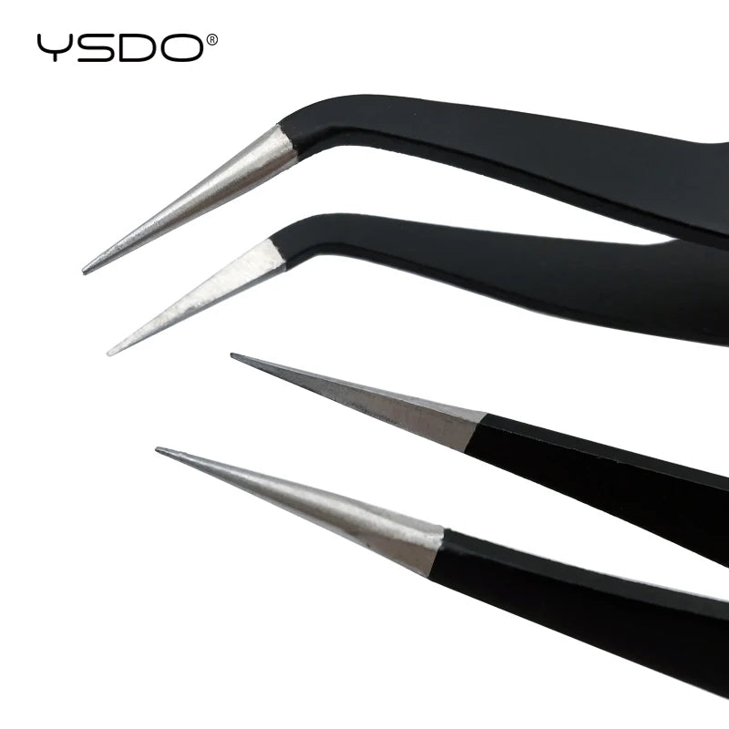 1 Pcs eyelashes tweezers eyelash extension tweezers makeup tools for individual lashes stainless steel tweezers