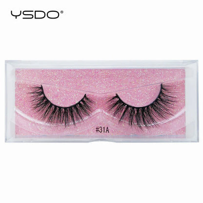 YSDO 1 pair cross mink eyelashes soft real 3d lashes maquiagem false eyelashes dramatic wispy lashes makeup cilios faux cils