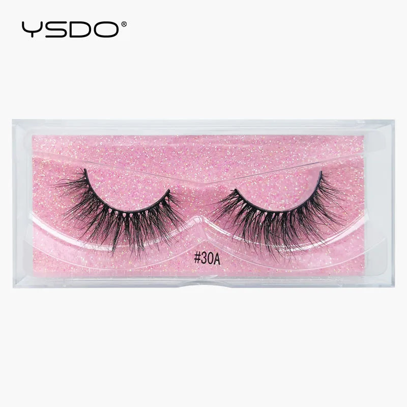 YSDO 1 pair cross mink eyelashes soft real 3d lashes maquiagem false eyelashes dramatic wispy lashes makeup cilios faux cils