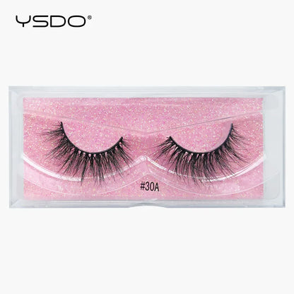 YSDO 1 pair cross mink eyelashes soft real 3d lashes maquiagem false eyelashes dramatic wispy lashes makeup cilios faux cils