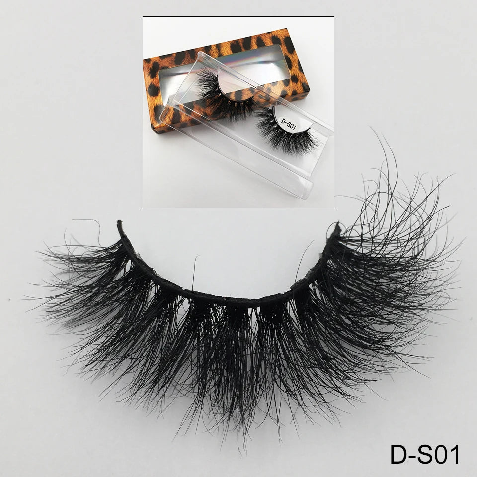 USA Import tariff included Lashes Mink Eyelashes Real Mink Hair Fluffy Messy Soft Natural Lashes Makeup 3d Mink Lashes