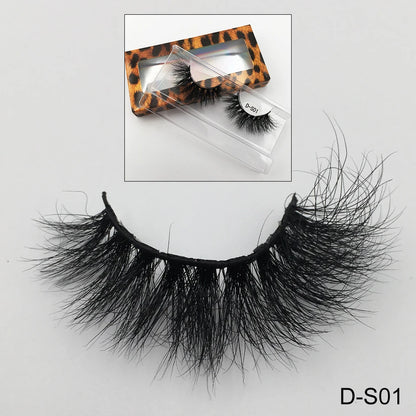 USA Import tariff included Lashes Mink Eyelashes Real Mink Hair Fluffy Messy Soft Natural Lashes Makeup 3d Mink Lashes