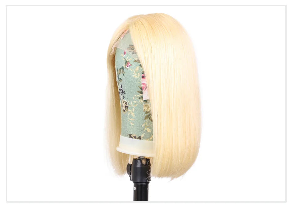 13x4 13x6 Blonde bob Wig Lace Front Human Hair Wigs 613 Straight HD Lace Frontal Wig Bob Glueless Wig Human Hair Ready To Wear