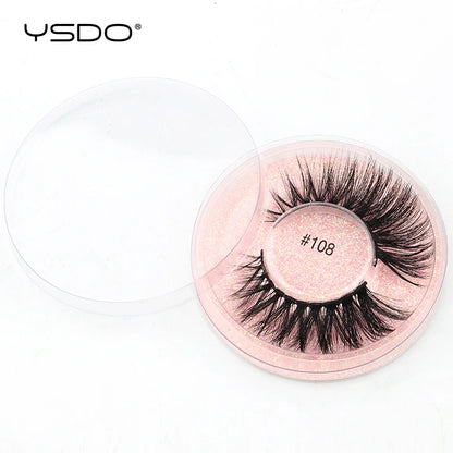 Wholesale Lashes 10/20/30/50 PCS Mink False Eyelashes Natural Soft 3D Faux 3D Mink Lashes Reusable Dramatic Fake Eyelashes Bulk