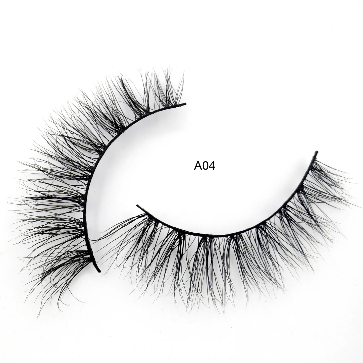 Visofree Mink Eyelashes 3D Mink Lashes Thick Crisscross Winged Eyelashes Cruelty Free Mink 1 Pair/box False Lashes D22