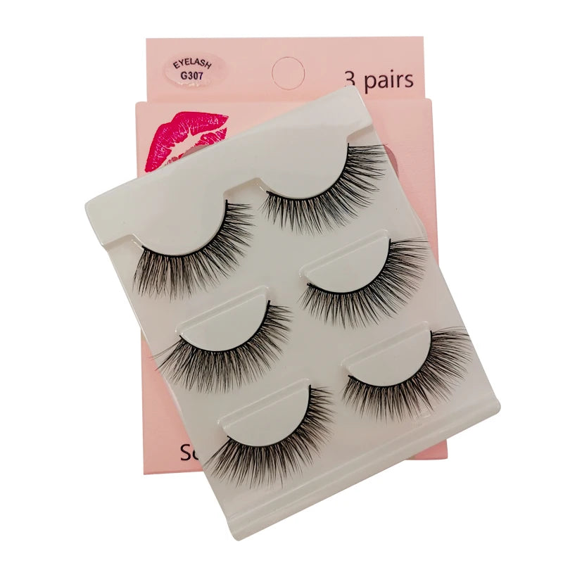 Eyelashes 3d mink lashes natural long make up false eyelashes eyelash brushes makeup eye lashes tweezers 3d lashes maquiagem