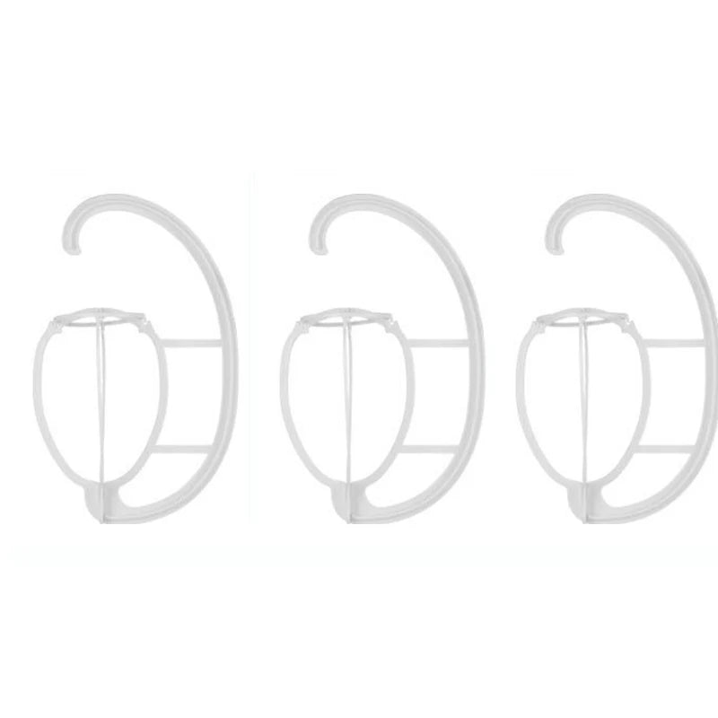 Hanging wig stand, wig holder for multiple wig stands, for hair extensions, wigs and accessories (3 pcs.)