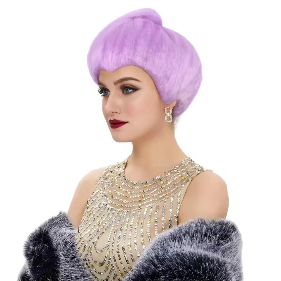 WHIMSICAL W REEWES Fantasy Fairy Godmother Wig for Women Cosplay Accessory Synthetic Fiber Wigs