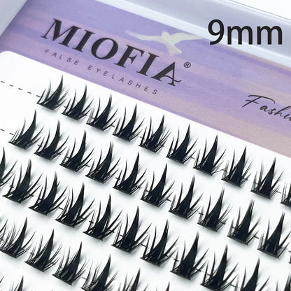 Mink eyelashes 1/box 80 bundle natural Russian 3D individual manga eyelash clusters extended Makeup tools wholesale lashes