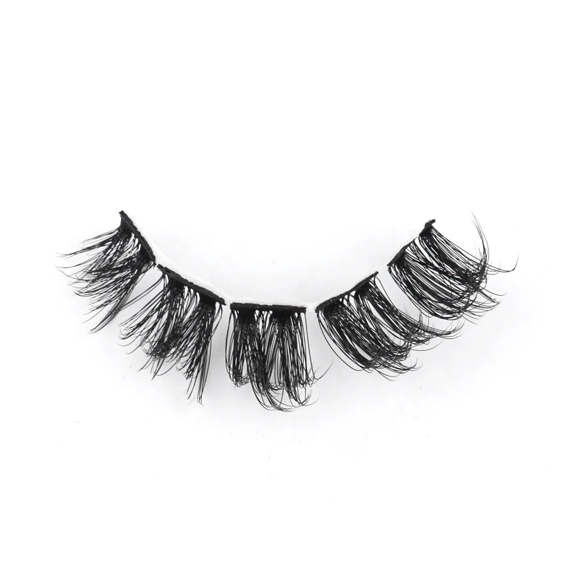 Natural Short False Mink Lashes 3/5/10 Pairs Extensions Eye Hair False Eyelashes 3D Faux Cils Soft Fluffy Eye Lashes for Beauty