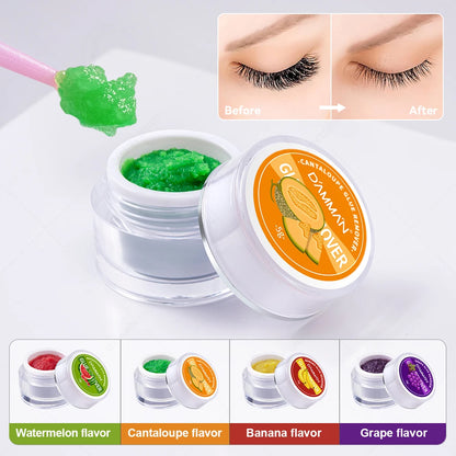 5Pcs 5g Lashes Extensions Removal Professional Remover Cream For Lash Remover Fruit Flavour Eyelashes Glue Remover Makeup Tools