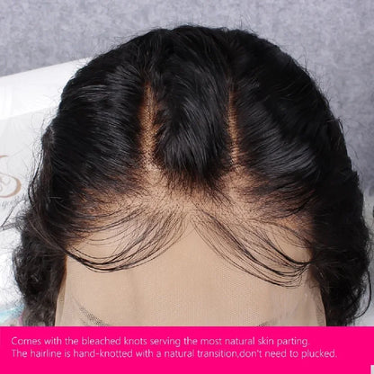 Cheap 360 Lace Front Wigs Human Hair Body Wave Full Lace Frontal Human Hair Wigs Raw Indian Glueless 38Inch HD Lace Front Wig