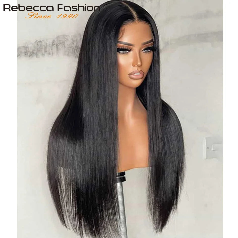 Malaysian Straight Hair Wigs 13*5*1 T Lace Front 100% Human Hair Wigs For Black Women PrePlucked 100% Human Hair Remy Hair Wigs