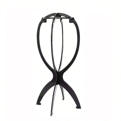 Wig Diaplay Stands Plastic Hat Display Wig Head Holder Mannequin Stand Portable Folding Flexible Plastic Wig Stand